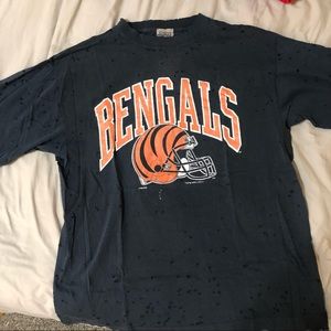 Cincinnati bengals distressed tee